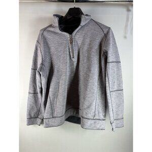Tommy Bahama Pullover Mens Size L Gray Knit 1/2 Zip